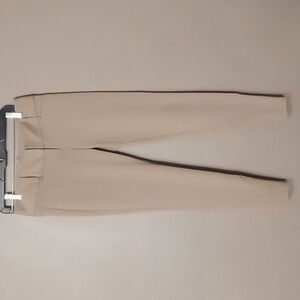 The Limited Tan Drew Fit Skinny Leg Pants w Zipper Leg Size 4